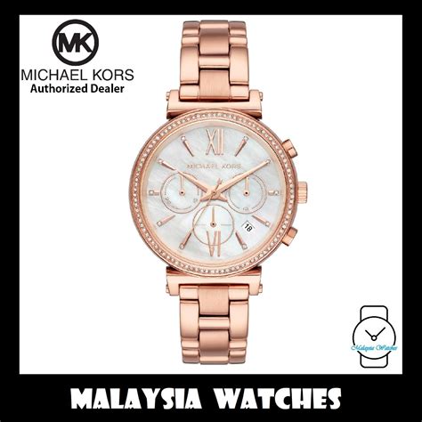 Michael Kors Sofie Stainless Steel Chronograph Watch 